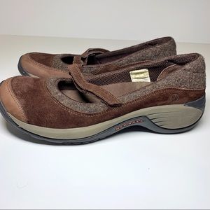 Merrell Women's Encore Suede Wool Brown Size 7.5